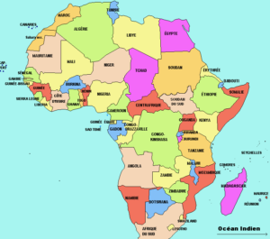 carte d'afrique